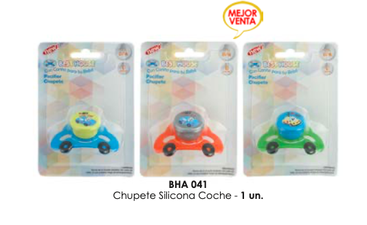 Chupete Silicona Coche