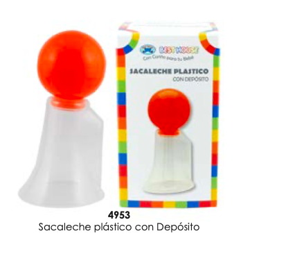 Sacaleche plástico c/deposito
