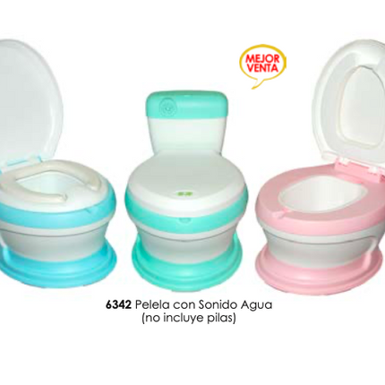 Pelela con Sonido Descarga de agua