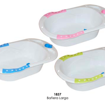 Bañera Larga  ( rosado cel verde )