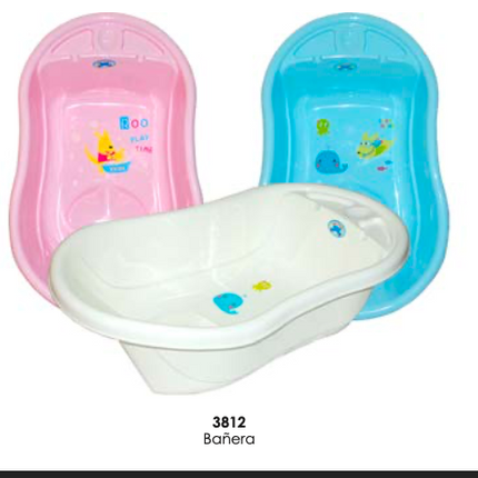 Bañera  ( celes, ros, blan )