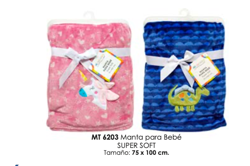 Manta para Bebe 75 x 100