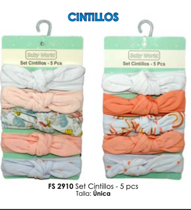 Set Cintillos  - 5 Pcs.
