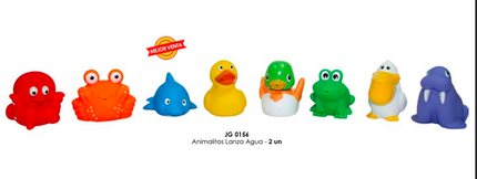 Animalitos de Agua Lanza Agua 2 unidades
