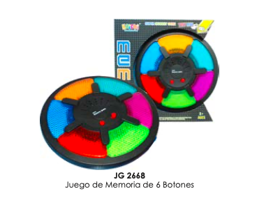 Juego de Memoria de 6 Botones