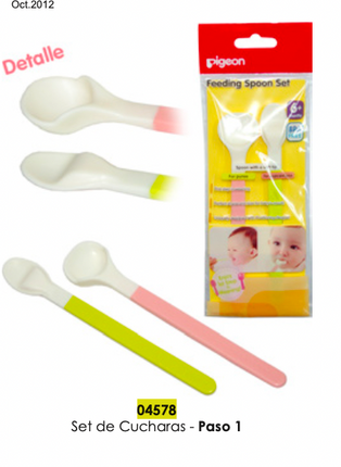 Set de cucharas Paso 1
