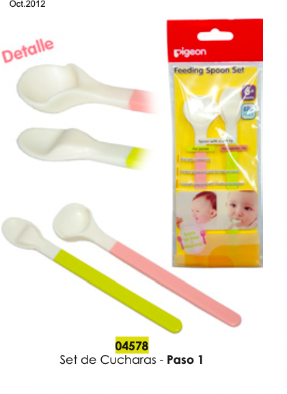 Set de cucharas Paso 1