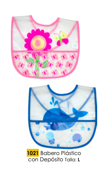 Babero Plástico c/deposito