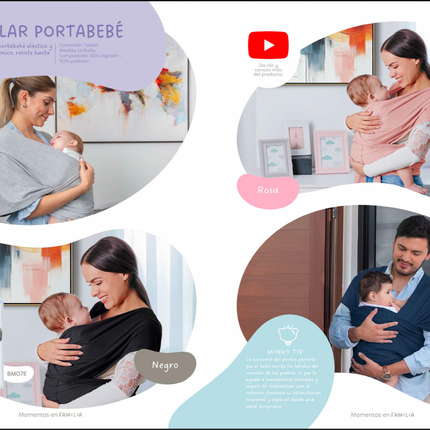 FULAR PORTA BEBÉ