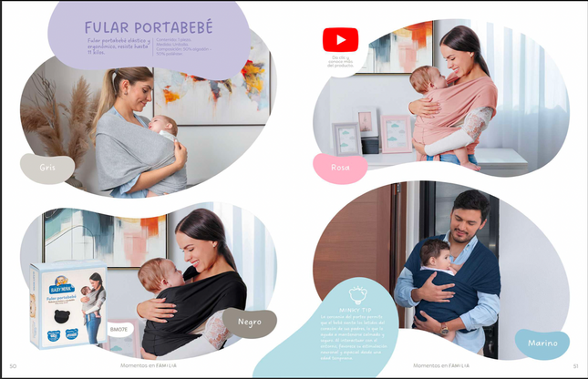 FULAR PORTA BEBÉ