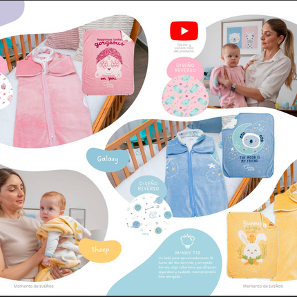 BABY BAG ESTAMPADO BOLSA DE DORMIR