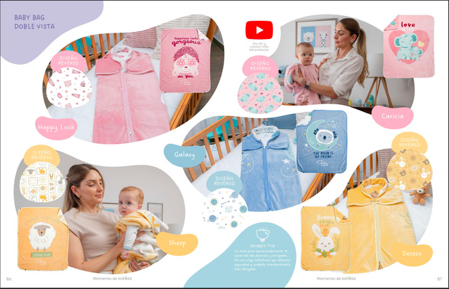 BABY BAG ESTAMPADO BOLSA DE DORMIR