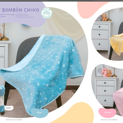 COBERTOR CHIKO BABY BOMBON**