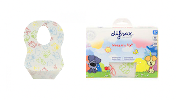 Baberos desechables personajes Perritos 20 uds.