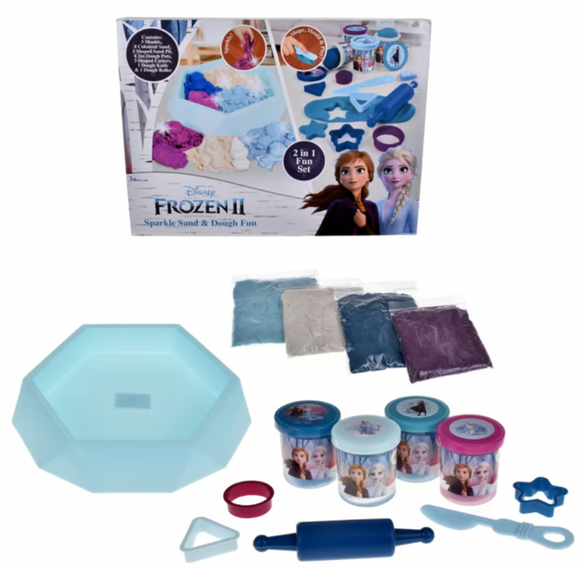 COMBO ARENA MAGICA Y SET DE MASAS FROZEN 2