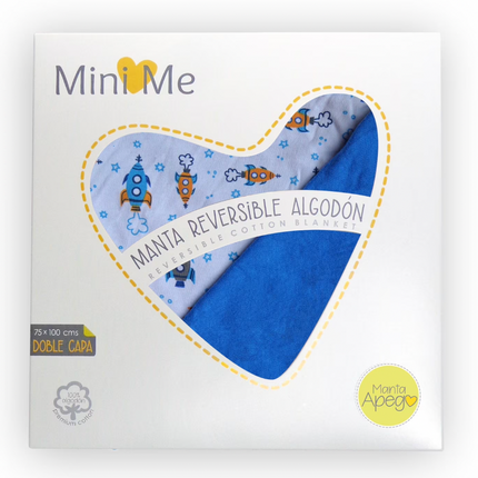 Mantas Reversibles 75*100 cms Cohetes