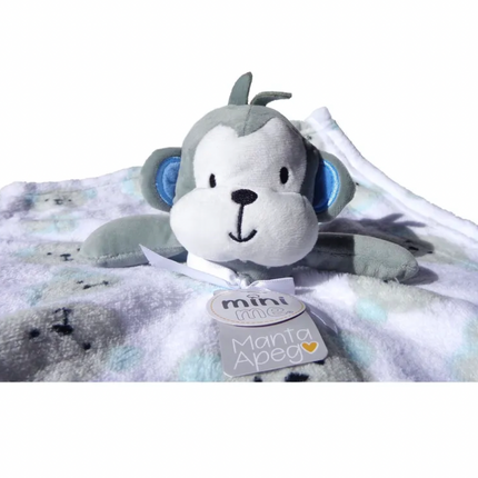Mantas de Apego 38*38 cms Monito blanco