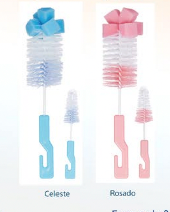 SET DE 2 CEPILLOS LIMPIAMAMADERAS