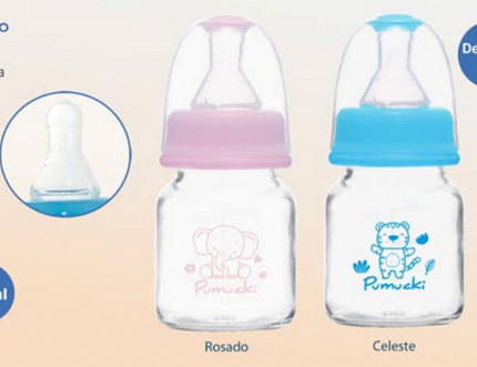 MAMADERA RECIEN NACIDO VIDRIO 2-Oz