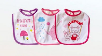 SET DE 3 BABEROS IMPERMEABLES T-L