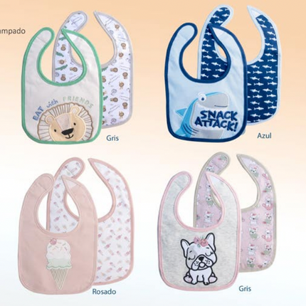 SET DE 2 BABEROS