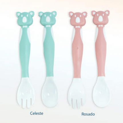 CUCHARA Y TENEDOR DE BEBE
