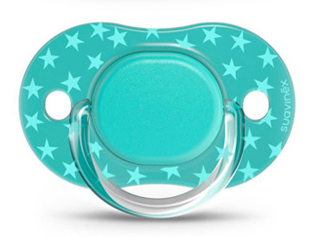 CHUPETE FISIOLOGICO LATEX +0M ESTRELLA VERDE (70021)