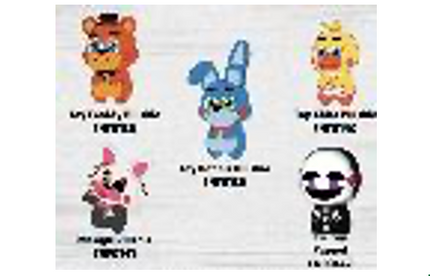 FIVE NIGHTS MINI PELUCHE ASST.
