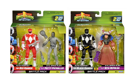 POWER RANGERS PACK DE 2 FIGURAS