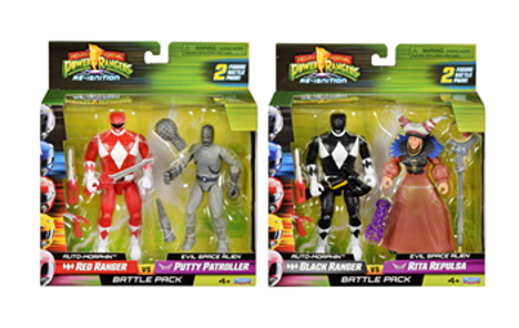 POWER RANGERS PACK DE 2 FIGURAS