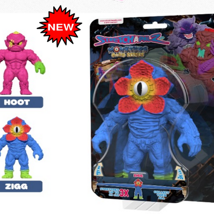 873077 - STRETCHAPALZ  MONSTER GANG - 14 cm - 2 DISEÑOS SURTIDOS