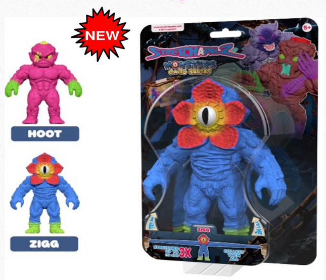 873077 - STRETCHAPALZ  MONSTER GANG - 14 cm - 2 DISEÑOS SURTIDOS