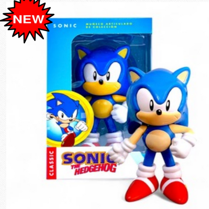 FIGURA 10 CM TAILS MOVIMIENTO CABEZA Y BRAZOS SONIC MATERIAL RUBBER