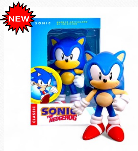 FIGURA 10 CM TAILS MOVIMIENTO CABEZA Y BRAZOS SONIC MATERIAL RUBBER