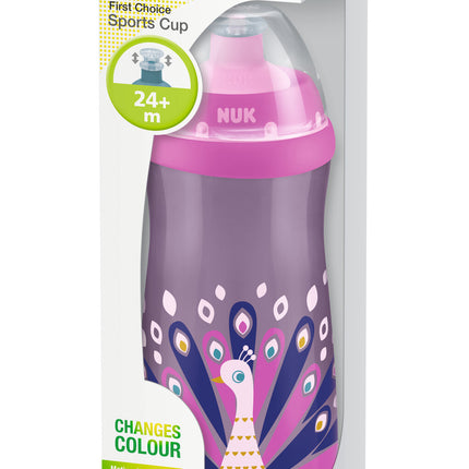 Vaso Sports Cup First Choice Efecto Camale—n 450ml Rosado