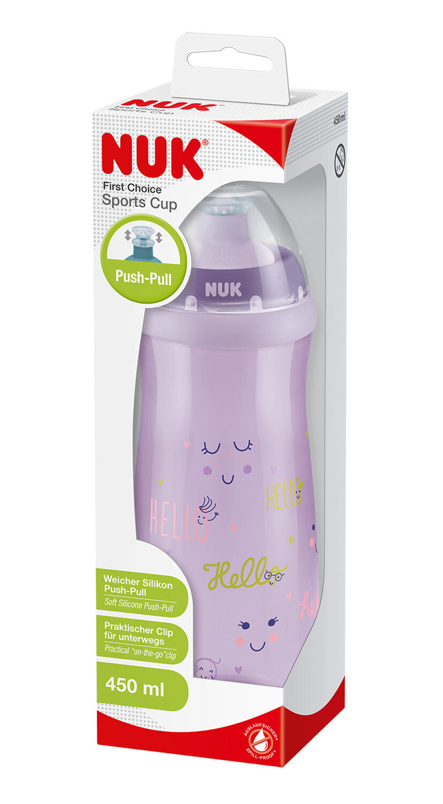 Vaso Sport Cup First Choice Morado 450ml