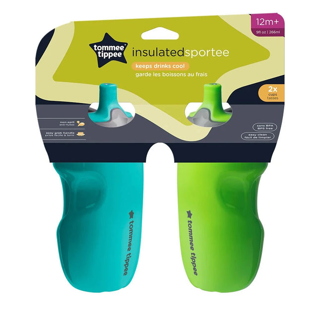 Pack 2 Vasos Térmicos Sportee 266ml Verde/Calipso