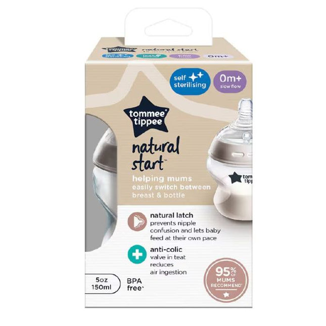 Mamadera Natural Start Blanca 150ml