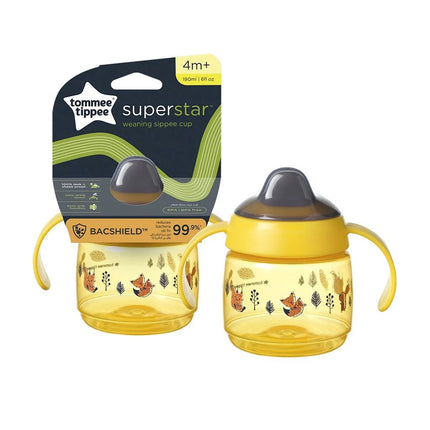 Vaso Training Superstar Sippee 190ml Amarillo