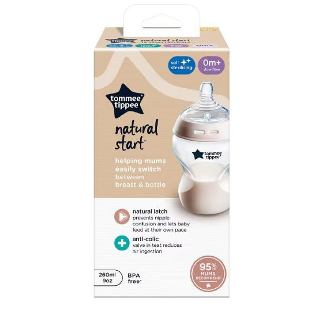 Mamadera Natural Start Blanca 260ml