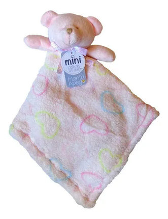 Mantas de Apego 38*38 cms Rosado/ Colores suaves