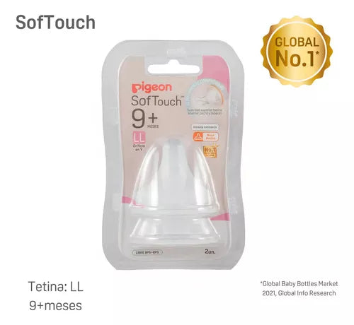 Tetina Repuesto Softouch Pigeon   L    2 Unids