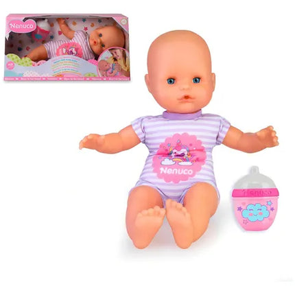 MUÑECA NENUCO BIBERON Y SONAJERO DE 35 CMS MODELOS SURTIDOS
