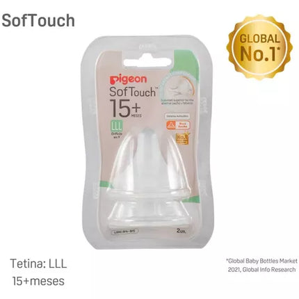 Tetina Repuesto Softouch Pigeon  LLL 2 Unids