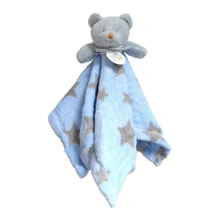 Mantas de Apego 38*38 cms Celeste / Gris