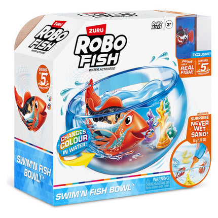 PECERA ROBOFISH CON PEZ EXCLUSIVO Y ARENA MAGICA