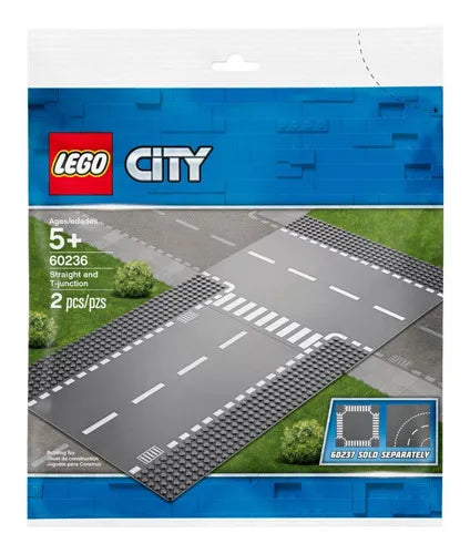 Lego 60236 Building Kit Rectas E Intersección En T Cantidad De Piezas 2