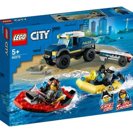 LEGO CITY POLICÍA DE ÉLITE: TRANSPORTE DE LA LANCHA