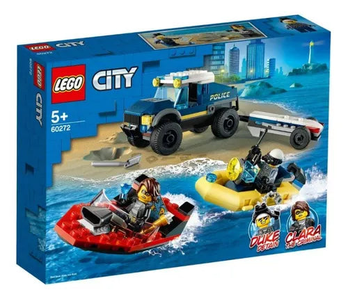 LEGO CITY POLICÍA DE ÉLITE: TRANSPORTE DE LA LANCHA