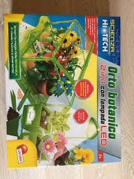Jardín Botánico 2 en 1 con Lámpara LED